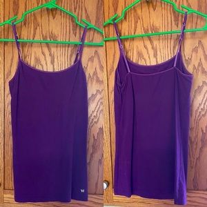 EUC Aero Purple Camisole/Tank Top Size Medium Stretchy